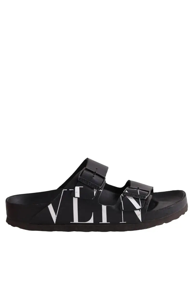 Sandales Valentino Valentino x Birkenstock Noir en Cuir, taille 40 - Seconde Main