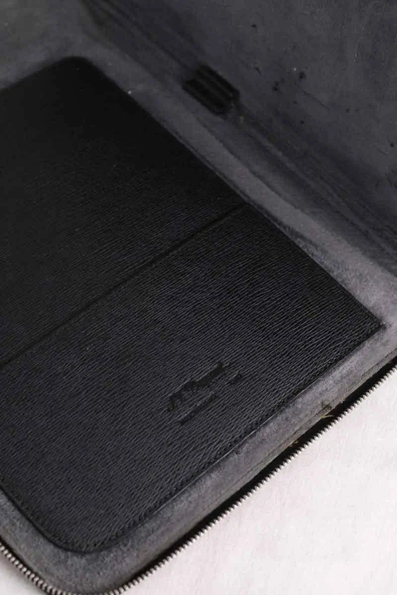 Porte Documents S.T. Dupont Noir en Cuir