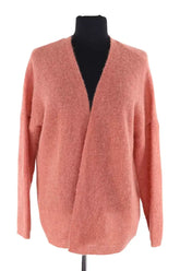 Cardigan Des Petits Hauts Bonny Orange en Laine, taille S - Seconde Main
