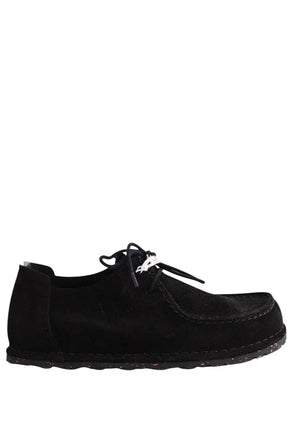 Chaussures à lacets Birkenstock Utti Lace Narrow Noir en Daim, taille 39 - Seconde Main