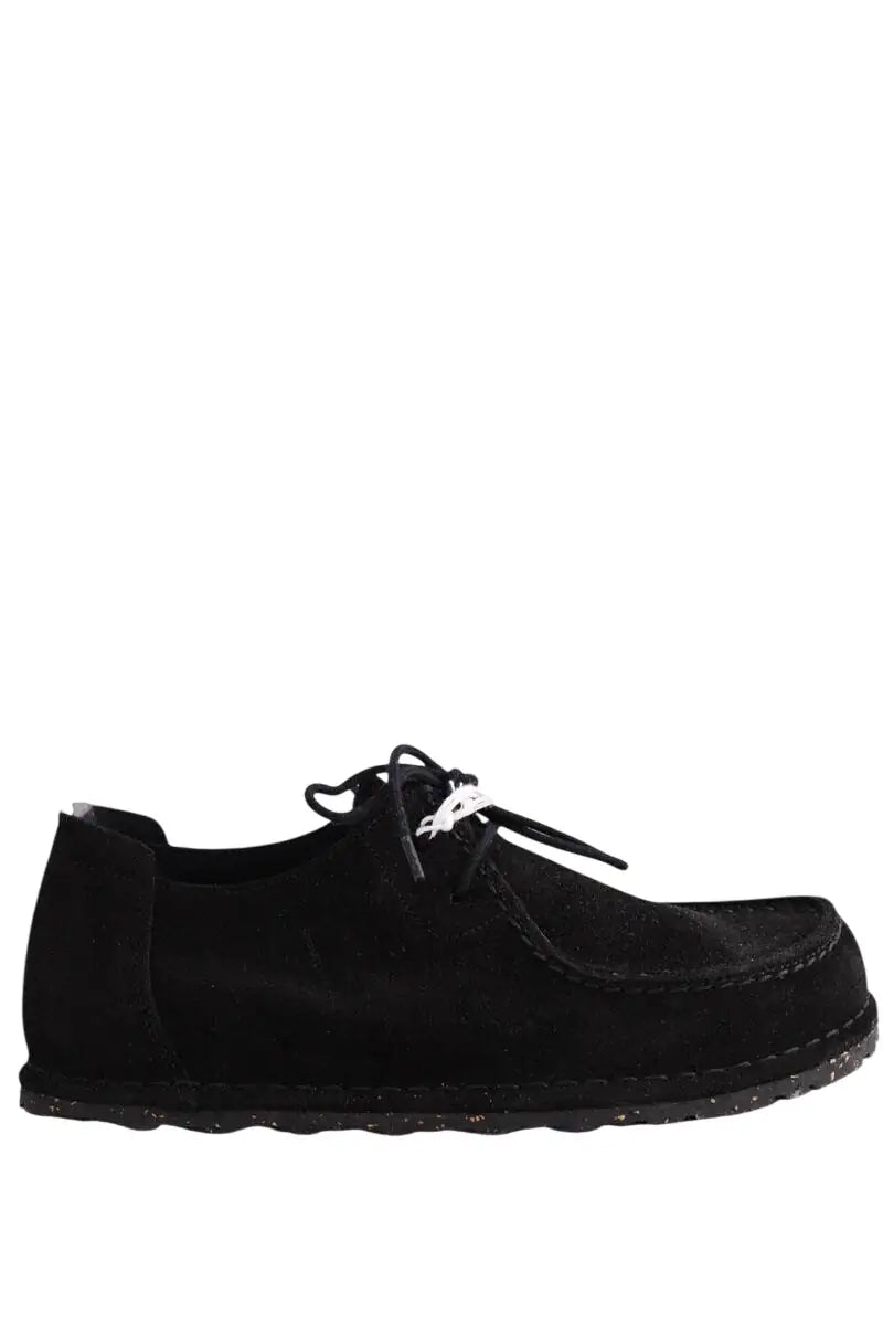 Chaussures à lacets Birkenstock Utti Lace Narrow Noir en Daim, taille 39 - Seconde Main