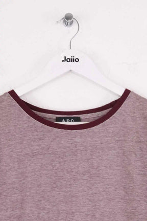 T-shirt APC Bordeaux en Coton