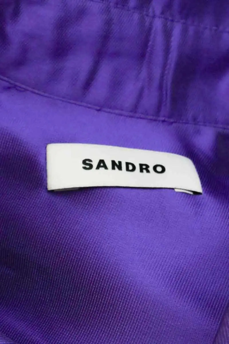 Chemise Sandro Violet en Synthétique