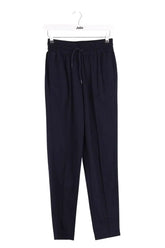 Pantalon slim Lacoste Marine en Laine, taille XS - Seconde Main