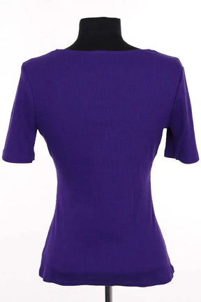 T-shirt Sézane Violet en Viscose