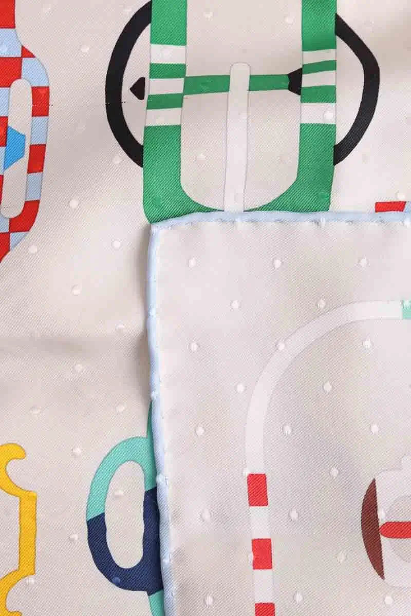 Carré Hermès Multicolore en Soie
