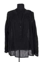 Blouse Vanessa Bruno Noir en Viscose, taille L - Seconde Main