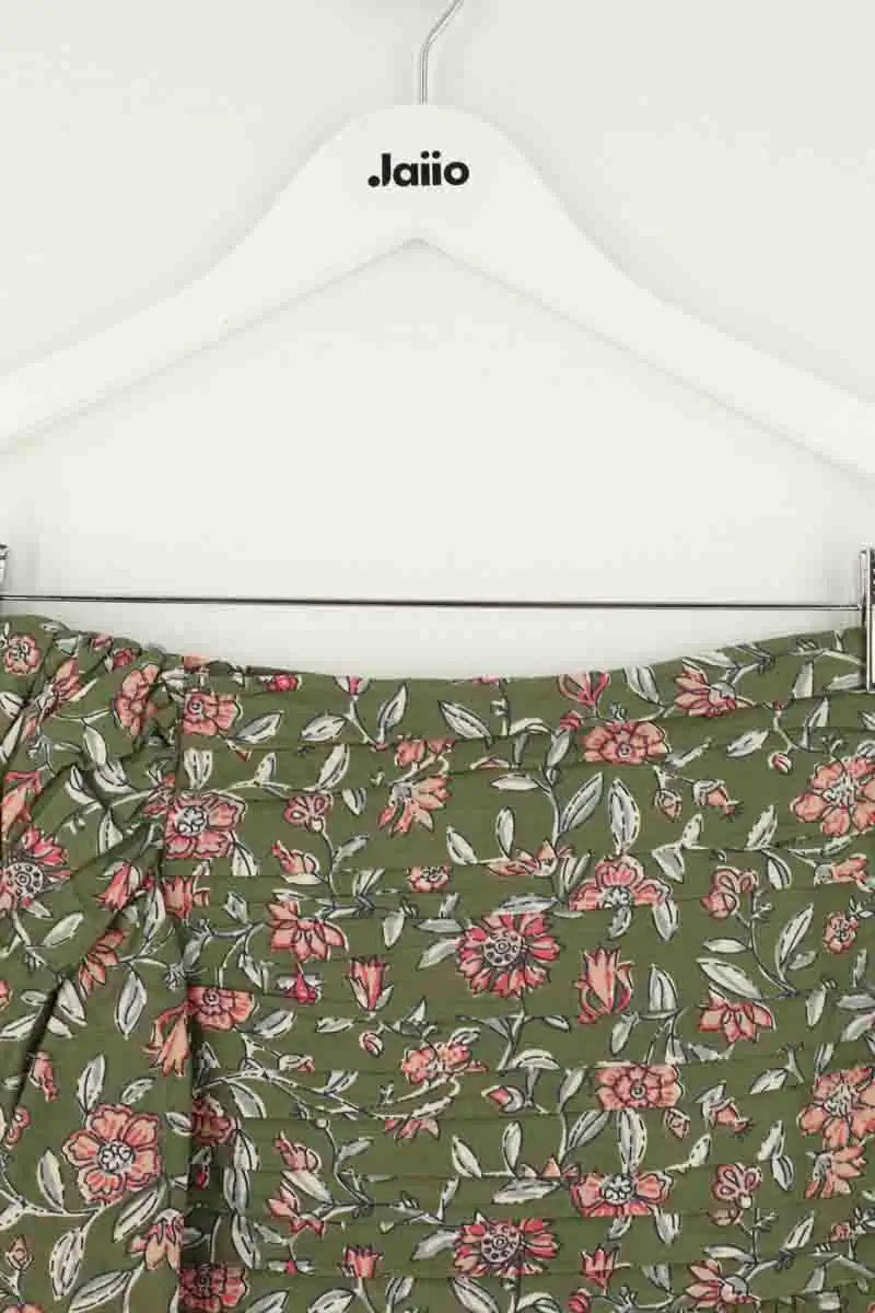 Jupe Maje Vert en Coton