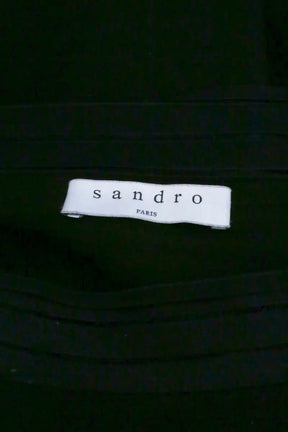 Jupe Sandro Noir en Synthétique