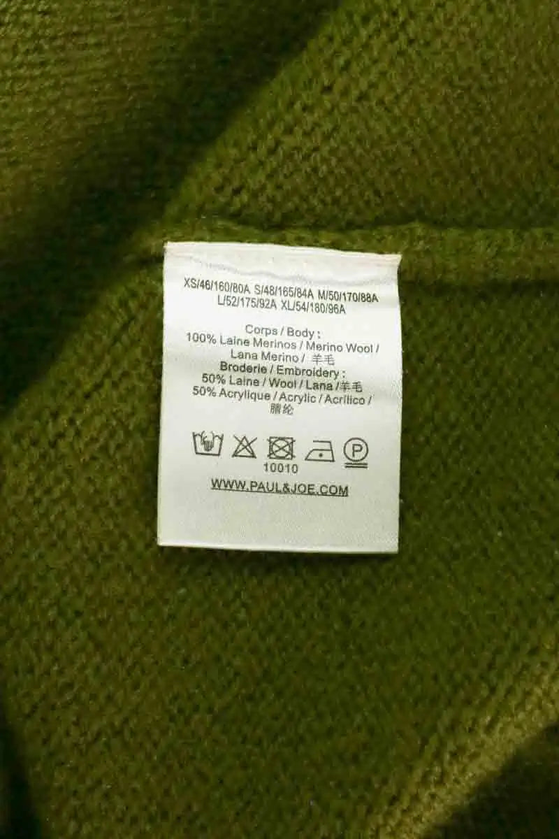 Pull Paul & Joe Kaki en Laine