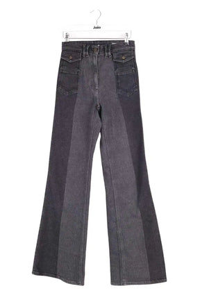 Jean large Gerard Darel Anna Noir en Coton, taille XS - Seconde Main