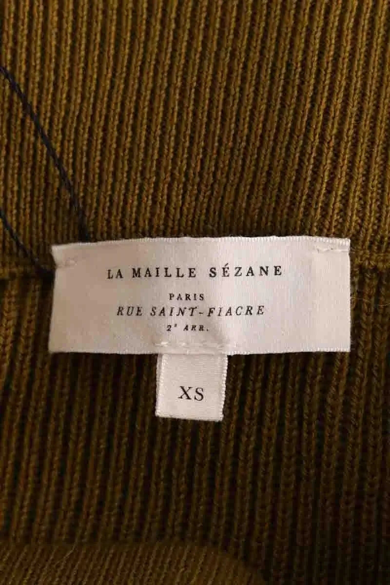 Jupe Sézane Kaki en Laine