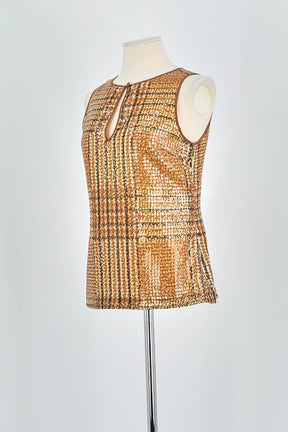 Top sans manche Tory Burch  Marron