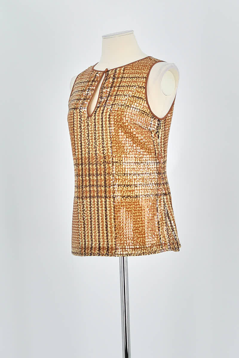 Top sans manche Tory Burch  Marron