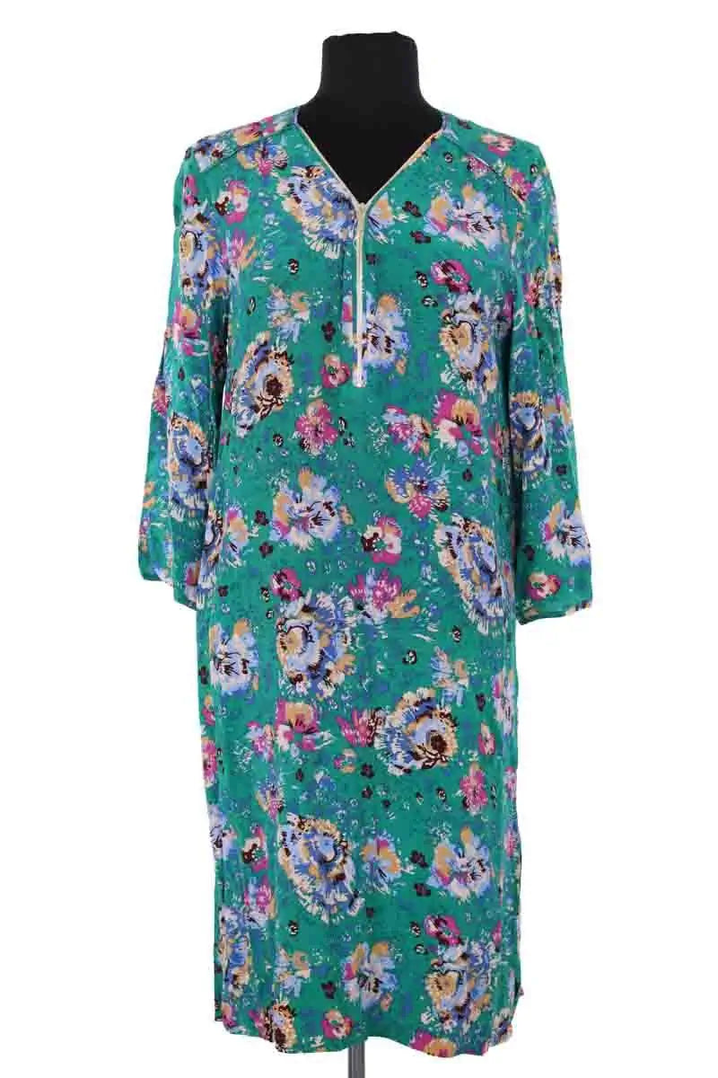 Robe Gerard Darel Vert en Viscose