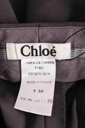 Pantalon Chloé Gris en Laine