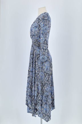 Robe Maje  Bleu