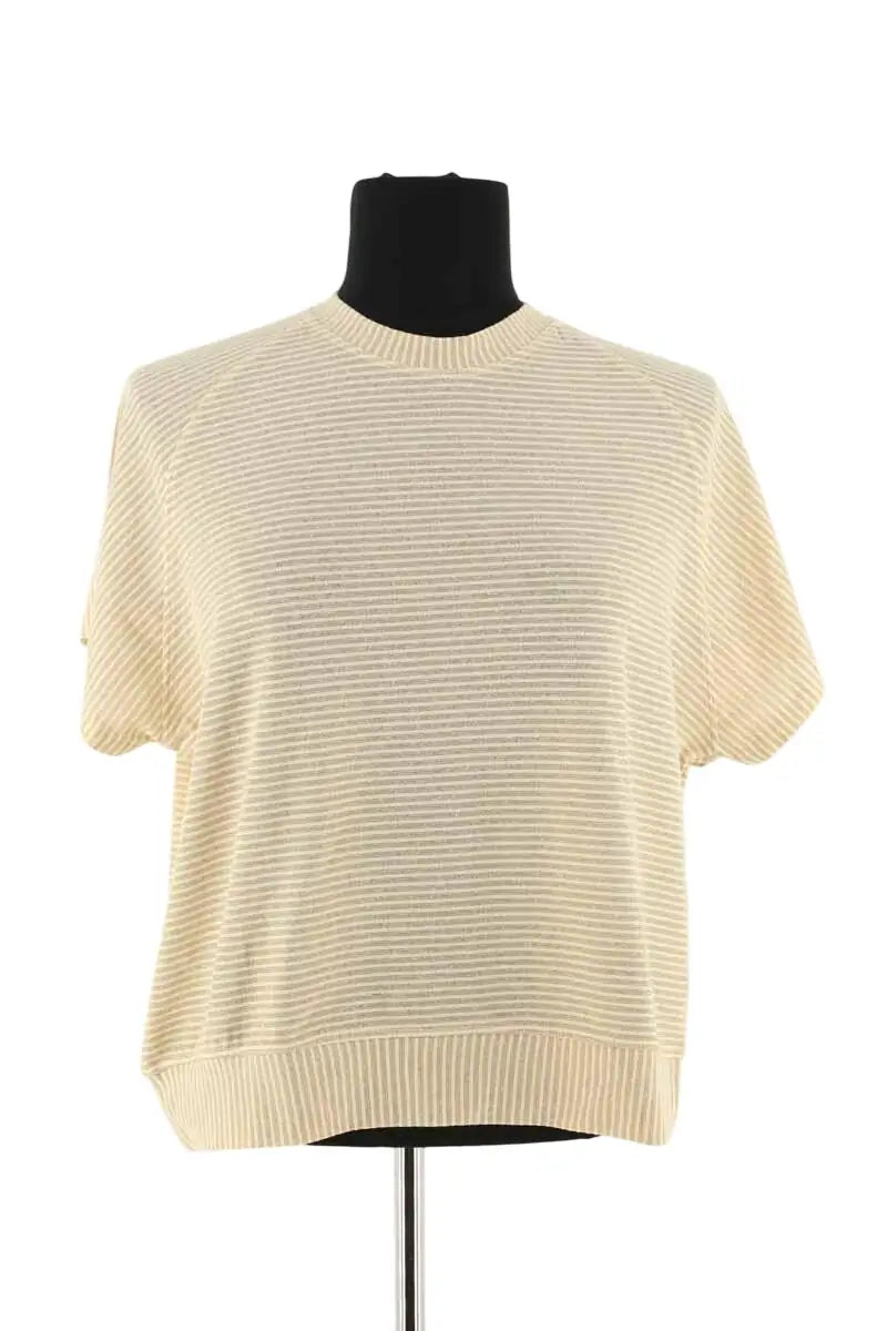 Blouse Momoni Beige en Coton, taille XS - Seconde Main
