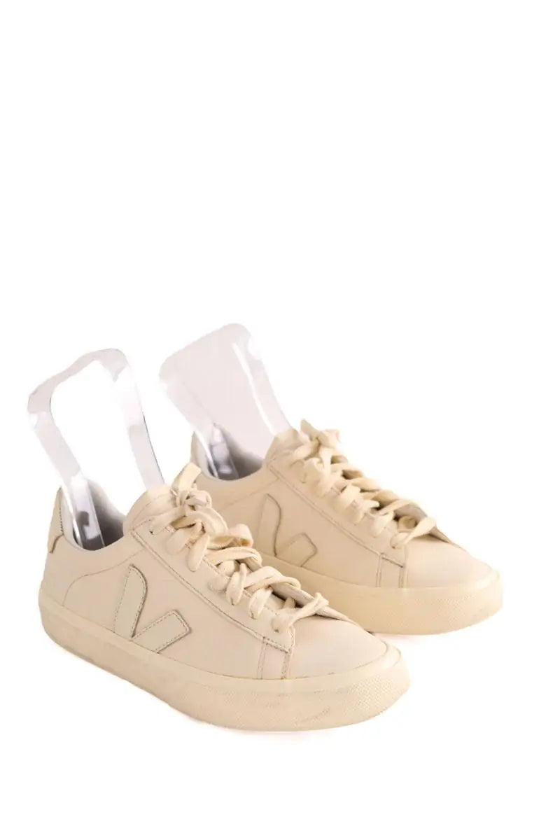 Baskets Veja Beige en Cuir