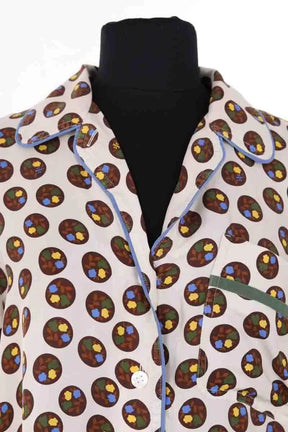 Chemise Tory Burch Ecru en Synthétique