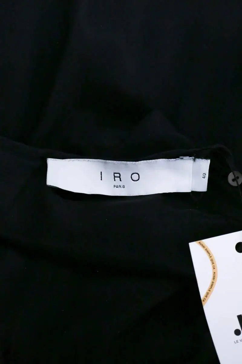 Robe Iro Cliff Noir en Soie