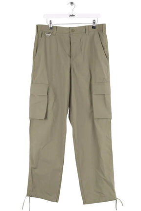 Pantalon droit Lacoste Kaki en Coton, taille L - Seconde Main