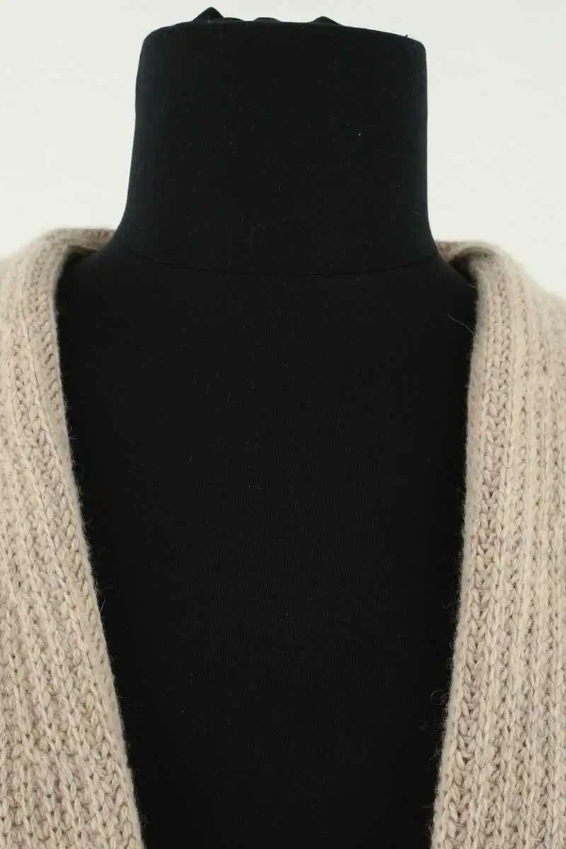 Cardigan Zadig & Voltaire Rita Beige en Laine