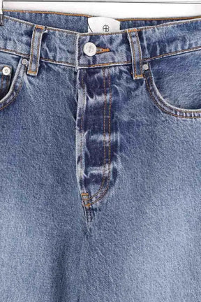 Jean large Anine Bing Bleu en Coton