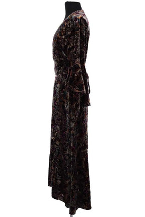 Robe Les Petites Violet en Velours