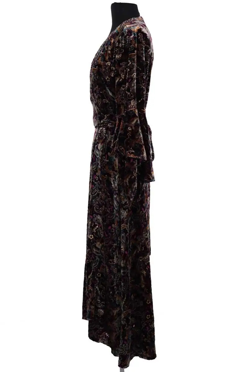 Robe Les Petites Violet en Velours