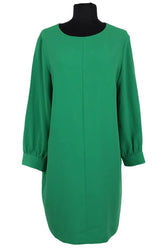 Robe Tara Jarmon Vert en Viscose, taille XXL - Seconde Main