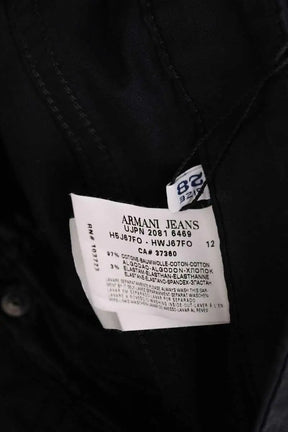 Bermuda Armani Jeans Noir en Coton