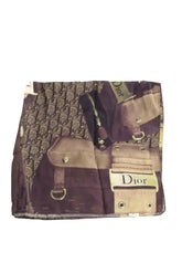 Carrés Dior  Marron