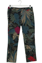 Pantalon droit Max Mara Multicolore en Coton, taille S - Seconde Main