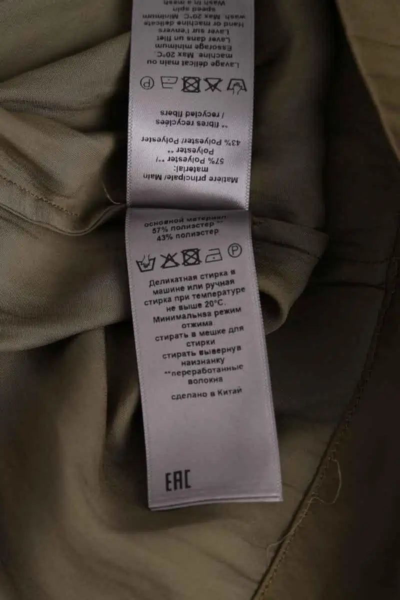 Robe Zadig & Voltaire Kaki en Synthétique