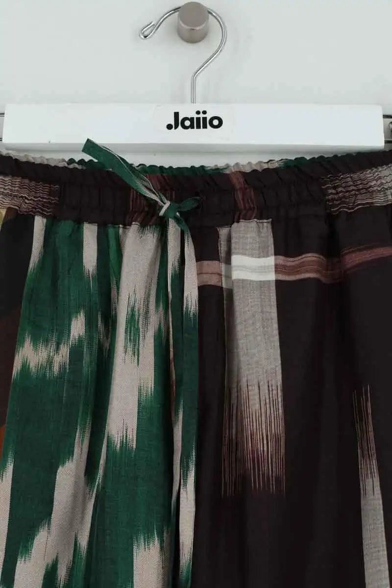 Pantalon droit Pierre-Louis Mascia Multicolore en Soie