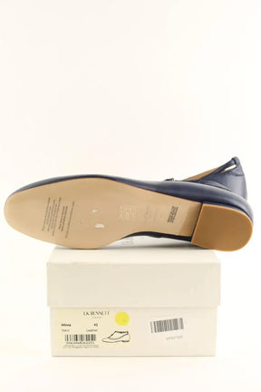Ballerines LK Bennett Minna Marine en Cuir