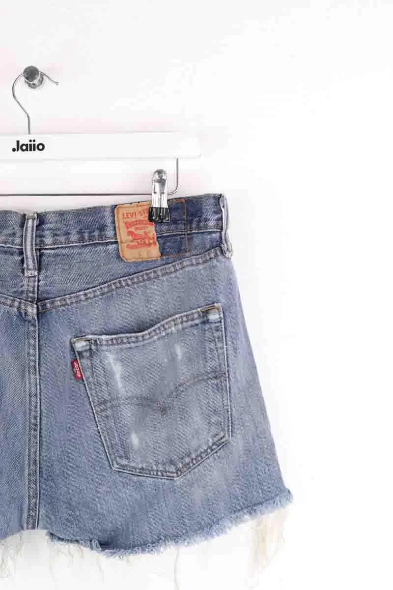 Mini short Levi's Bleu en Coton
