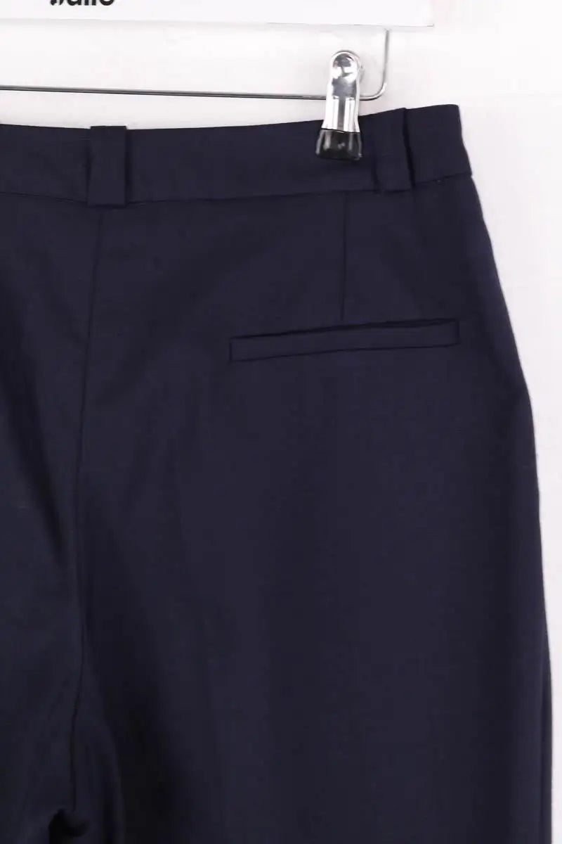 Pantalon droit Claudie Pierlot Bleu en Laine