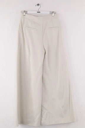 Pantalon large Max Mara Blanc en Synthétique