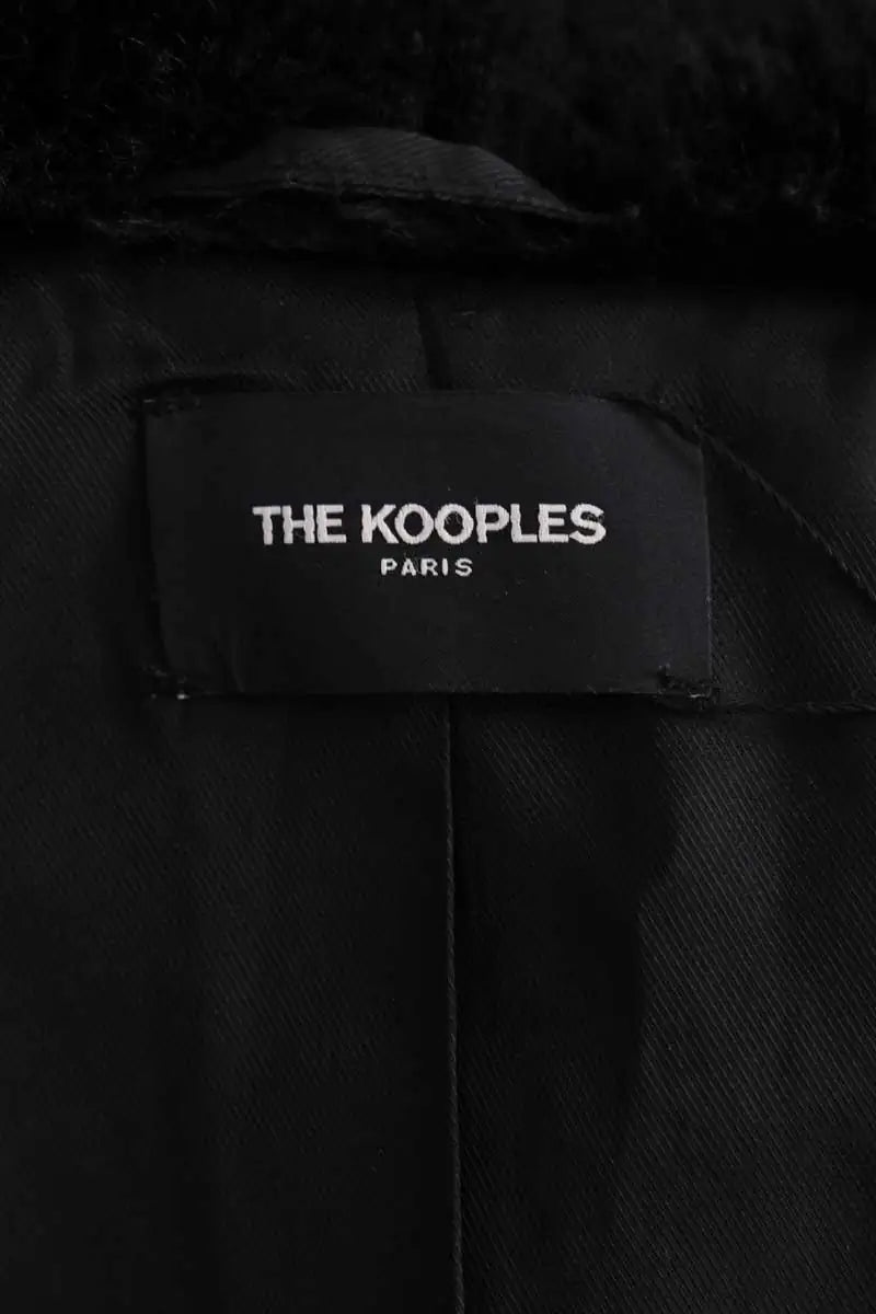 Manteau The Kooples Noir en Synthétique