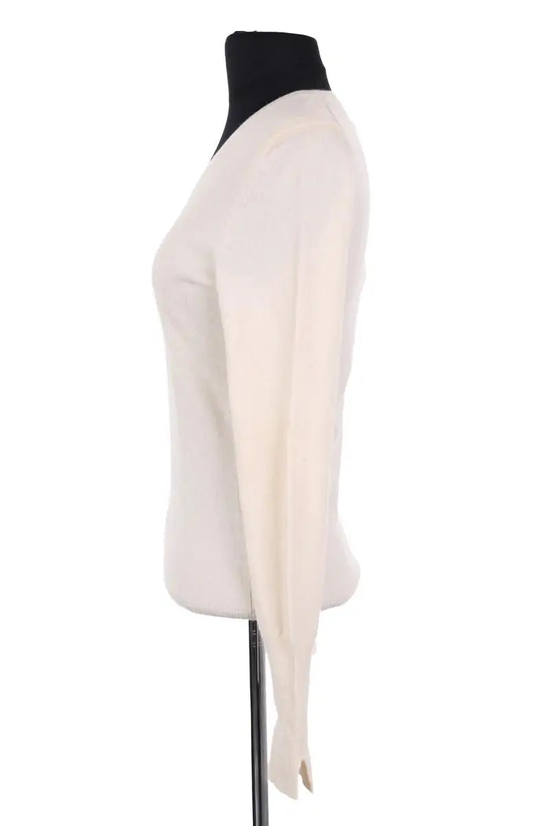 Pull Eric Bompard Ecru en Cachemire
