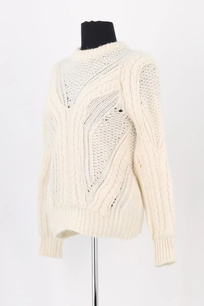 Pull Maje Ecru en Laine
