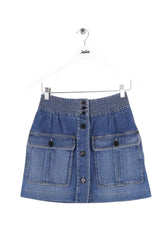 Mini jupe Chloé Bleu en Coton, taille XS - Seconde Main