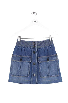 Mini jupe Chloé Bleu en Coton, taille XS - Seconde Main