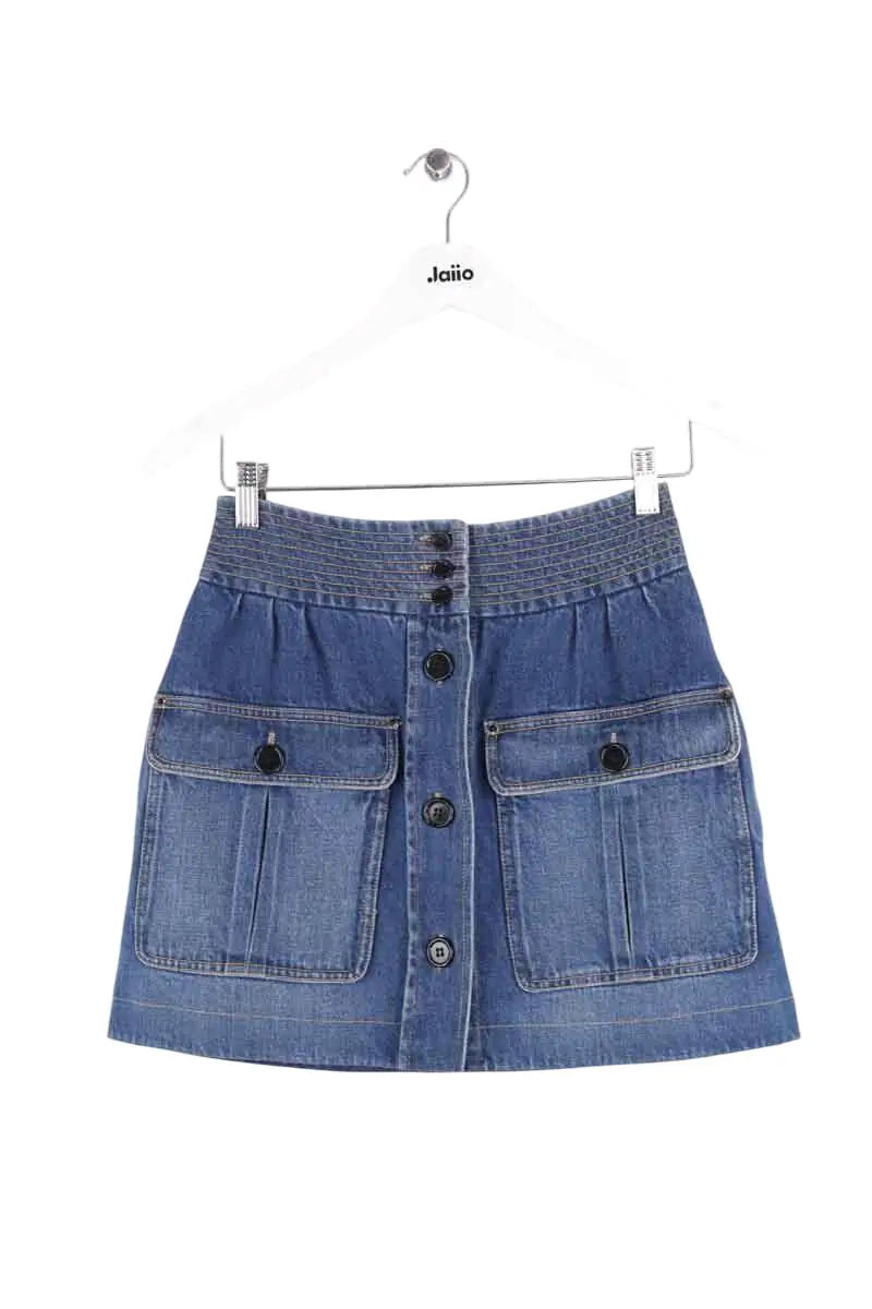 Mini jupe Chloé Bleu en Coton, taille XS - Seconde Main
