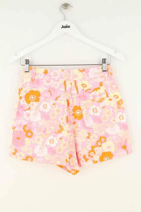 Mini short Maje Rose en Coton