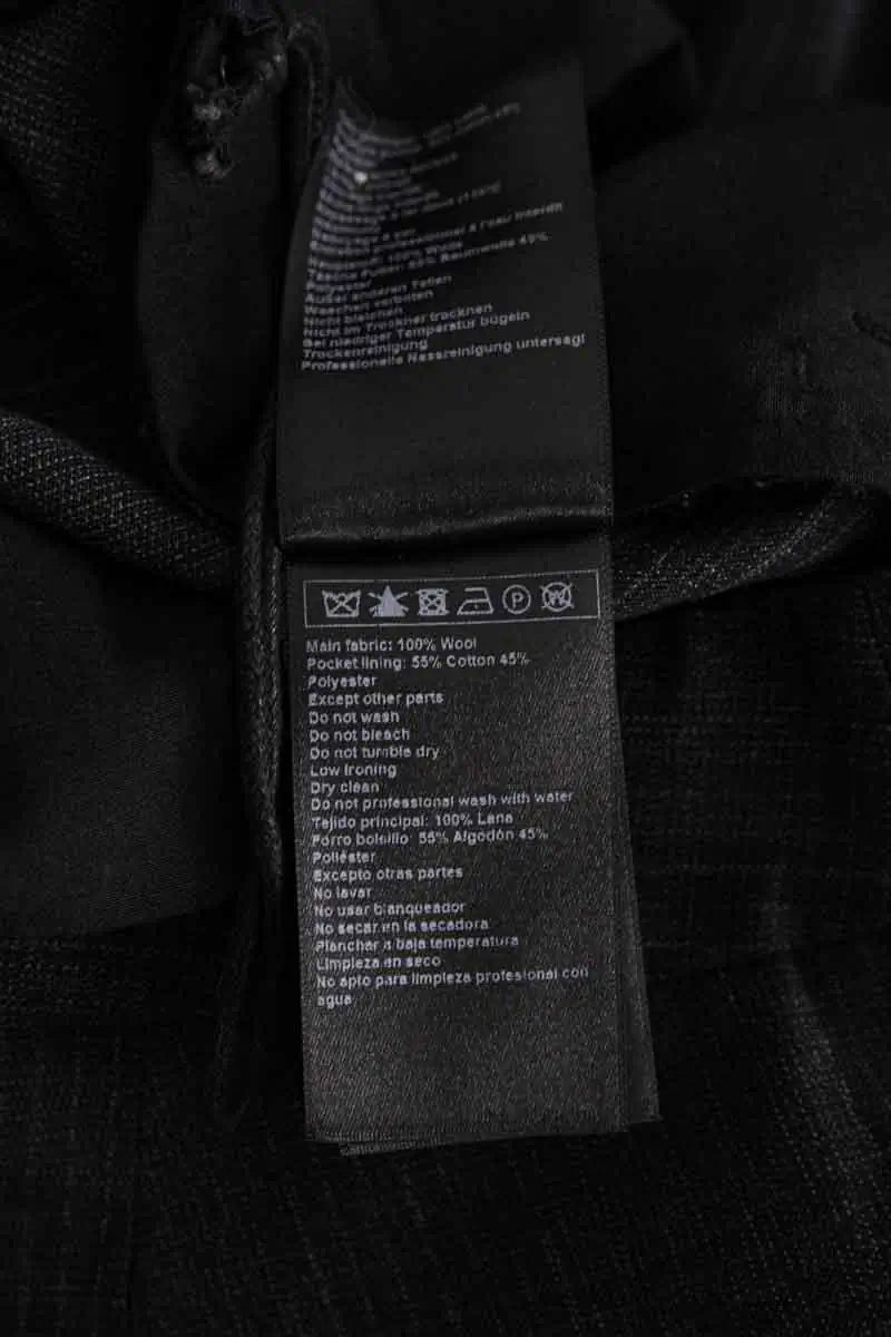 Pantalon slim Ba&Sh Noir en Laine