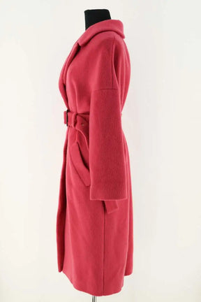 Manteau Tara Jarmon Rose en Laine