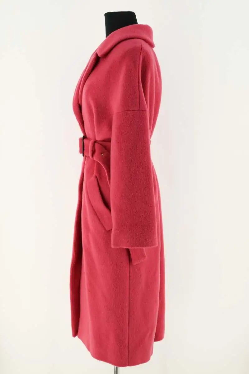 Manteau Tara Jarmon Rose en Laine